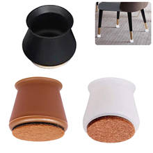 4pcs Silicone Felt Table Chair Foot Protective Cover Home Floors Protector Not Leaving Noise Marks Or Scratches 2024 - buy cheap
