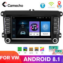 Camecho 2 Din Autoradio Android GPS Navigation Car Radio Wifi Bluetooth Car Multimedia player 7" Mirror Link Stereo For VW Car 2024 - buy cheap