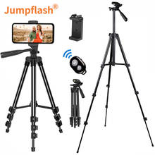 Jumpflash Phone Tripod Stand 117cm Universal Photography for Gopro iPhone Samsung Xiaomi Huawei Phone Aluminum Travel Tripode 2024 - buy cheap