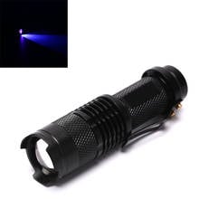 395/365 nM UV Ultra LED Flashlight Blacklight Light Inspection Lamp Torch Flashlight Lamp AA Battery 2024 - buy cheap