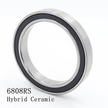 6808 Hybrid Ceramic Bearing 40x52x8 mm ABEC-1 ( 1 PC ) Bicycle Bottom Brackets & Spares 6808RS Si3N4 Ball Bearings 2024 - buy cheap