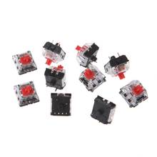 Interruptor mecânico de 3 pinos para teclado, kit testador de teclado ceremx vermelho de 3 pinos para teclado 2024 - compre barato