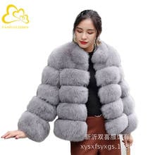 Fluffy Faux Fur Coat Women Fake Fur Winter Outerwear Stand Collar Coat 2021 Fashion Autumn Casual Party Overcoat Jacket 2024 - buy cheap