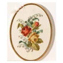 Top Quality Cute Lovely Counted Cross Stitch Kit Wiehler 3677-9 Three Roses Red Yellow Rose Flower Flowers 2024 - buy cheap