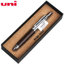 Mitsubishi Uni MSE4-5025 0.7 mm Ballpoint Pens/ top multifunction pen/ oak plated metal composite 4&1 gift pen 2024 - buy cheap
