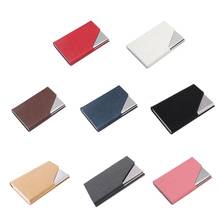Professional metal business card case, portable business card holder 2024 - buy cheap