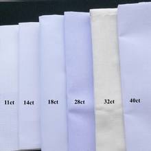 Oneroom qualidade superior evenweave 28ct 28st ponto cruz tecido de lona bordado cor branca, 28ct evenweave 2024 - compre barato