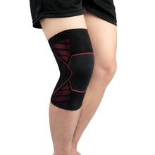 Manga acolchoada para joelho, suporte respirável de compressão para perna, protetor de perna, agachamento, roupa esportiva e acessórios, 1 peça 2024 - compre barato