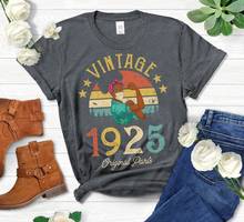Vintage 1925 peças originais camiseta africano-americana mulher com máscara anos 95th aniversário cor impresso algodão S-3XL camisa topos 2024 - compre barato