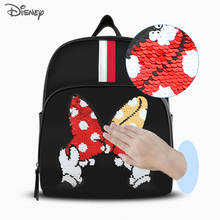 DISNEY-mochila de Mickey y Minnie para pañales, bolso para cambiador de mamá, Phantom, organizador de gran capacidad para cochecito, bolsas de viaje 2024 - compra barato