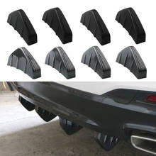 4pc Universal Car rear bumper cast shark spoiler for Ford Focus Fusion Escort Kuga Ecosport Fiesta Falcon EDGE/Explorer/ 2024 - buy cheap