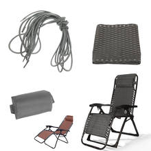 Breathable Sling Chair Replacement Fabric Cloth Headrest Cushion & Laces for Outdoor Beach Patio Lounger 2024 - buy cheap