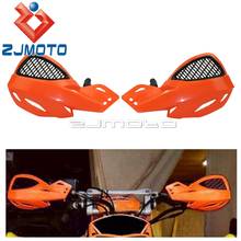 Motocross laranja mx mão guardas com kit de montagem 7/8 "22mm alça barra protetor de mão universal para ex xc xcf xcw honda suzuki 2024 - compre barato
