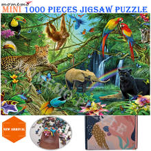 MOMEMO Jungle Animals Jigsaw Puzzles Wooden 1000 Pieces Puzzle Toys Funny Animal Picture Assembling Puzzles for Adults Kids Toys 2024 - buy cheap