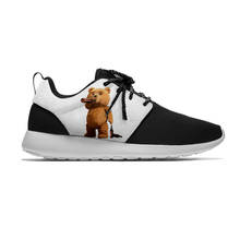 Zapatillas deportivas para hombre y mujer, zapatos informales transpirables y ligeros con estampado 3D de dibujos animados de la película Ted Bear, Humor divertido, moda clásica 2024 - compra barato