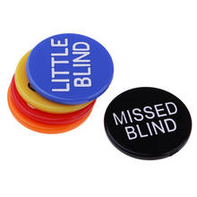 Juego de botones de distribuidor de juegos de póker de Casino, Set KILL Miss BLIND, 3cm, 5 unids/paquete 2024 - compra barato