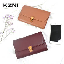 KZNI Women Bag  Genuine Leather Purse Crossbody tote bag Shoulder Clutch Female Handbags Sac a Main Femme De Marque 2137 2024 - buy cheap