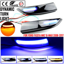 Luz led para seta dinâmica, funciona com ford fiesta mk6 vi/uk mk7 2004-17 b-max 2006-2012, fluxo de luz piscante e fluxo de água 2024 - compre barato