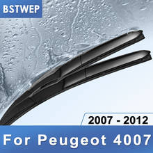 BSTWEP limpiaparabrisas híbridos para Peugeot 4007 con gancho de armas 2007, 2008, 2009, 2010, 2011, 2012 2024 - compra barato
