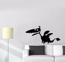 Funny Dinosaur Monster Wall Decal for Kids Rooms Fantasy Dragon Tale Vinyl Stickers Wallpaper Nursery Decals Bedroom Decor G746 2024 - buy cheap