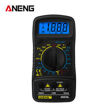 ANENG-multímetro Digital portátil AN830L, retroiluminación LCD, amperímetro CA/CC, voltímetro, medidor de voltaje, Mini multímetro 2024 - compra barato