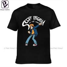 Camiseta de manga corta para hombre, camisa con estampado de Scott Pilgrim, 100% de algodón, ropa de calle, 3xl 2024 - compra barato