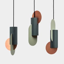 Дизайнерские подвесные светильники в датском стиле, креативная железная Подвесная лампа для столовой, спальни, скандинавский декоративный светильник для дома 2024 - купить недорого