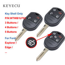 Keyecu-carcasa para llave remota, 3/4/5 botones, para Ford Edge Explorer, Lincoln, Mazda, Mercury FCC: WTWB1U793 2024 - compra barato