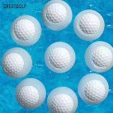 Crestgolf 5 esferas de golfe, bola flutuante para prática de golfe, 2 camadas, acessórios 2024 - compre barato