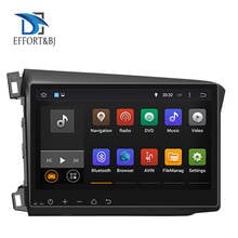 Android 9.0 Car GPS player For Honda Civic left driving 2012-2014 with Radio RDS BT Wifi Aux Head Unit head unit car multimedia 2024 - buy cheap