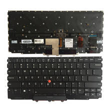 New US laptop keyboard for Lenovo IBM ThinkPad X1 yoga 2nd 2017 US keyboard Backlit 2024 - buy cheap