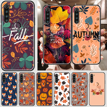 Funda bonita de teléfono con signo de Hello Autumn para Xiaomi Redmi Note 7, 7A, 8, 8T, 9, 9A, 9S, K30 Pro, Ultra negra, 3D, pintura, moda de hoesjes 2024 - compra barato