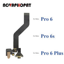 Novaphopat Best For Meizu Pro 6 pro6 Micro USB Charger Charging Port Connector Headphone Jack Flex Cable Mic Microphone + Track 2024 - buy cheap