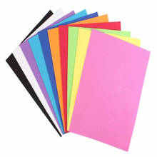 10pcs/lot Multicolor A4 Sponge EVA Foam Paper For Kids DIY Painting Materials Hand Craft Color Paper Wholesales 2024 - buy cheap