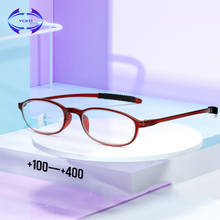 Очки для чтения VCKA TR90 для мужчин и женщин, квадратной формы, при пресбиопии, с диоптриями + 1,00 до + 4,00 2024 - купить недорого