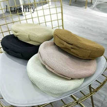 New Summer spring hats fashion straw berets women bow straw hat sun hat Visor female breathable solid color beret Literature 2024 - buy cheap