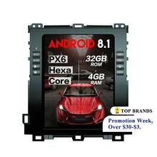 Verticl Tesla стиль Android 8,1 Автомобильный dvd плеер для Toyota Land Cruiser Prado 120 2002-2009 Lexus GX470 Автомобильный GPS Радио стерео 2024 - купить недорого