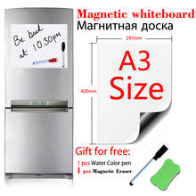A3 Size Magnetic Vinyl Whiteboard Fridge Stickers for Kids Magnetic Dry Erase White Boards Kitchen Office Message Boards 2024 - buy cheap