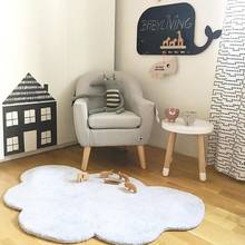 Tapete de pelúcia estilo nórdico, tapete de pelúcia para crianças engatinhando, decoração do quarto 2024 - compre barato
