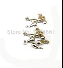 silver color Tone Teardrop Copper Pendants 7x3mm,relogio00867 *bead caps toggle clasp brooch findings connector charms 2024 - buy cheap