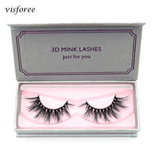 Visofree Eyelashes 3D Mink Lashes Crisscross Handmade Natural Soft Lashes Long Eyelash Extension Mink Eyelash for Makeup K05 2024 - buy cheap