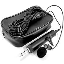 Microfone para saxofone erhu 6.5mm, microfone para instrumento musical de lapela, ecológico, com lapela 2024 - compre barato