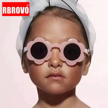 RBROVO-Gafas De Sol con diseño De flores para niños, lentes De Sol Retro De marca De lujo, transparentes, 2021 2024 - compra barato