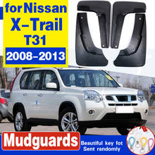 Set Molded Car Mud Flaps For Nissan X-Trail T31 2008-2013 Xtrail Splash Guards Mud Flap Mudguards Fender 2009 2010 2011 2012 2024 - buy cheap
