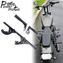 Motocicleta estrada acidente barra de motor guarda pára-choques caindo quadro slider proteção para harley softail rua bob baixo piloto 2018-up 2024 - compre barato