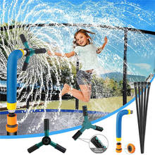 Trampoline Water Sprinkler Adjustable Speed Rotary Sprinkler Fun Park Summer Outdoor Play Game Yard Trampoline Accessories 59In. 2024 - buy cheap