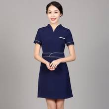 Beauty Uniform Spa Hotel Front Desk Salon Uniform Dress Women Massage Outfits Esthetic Uniform Summer Beautician Clothing DD2616 2024 - buy cheap