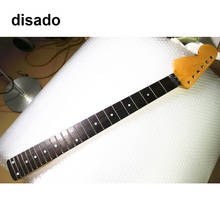 disado 24 Frets big reverse headstock maple Electric Guitar Neck rosewood fretboard inlay dots glossy paint guitar accessories 2024 - buy cheap