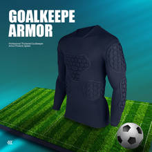 Мужская униформа Shinestone goalkeeper, Дышащие футбольные колготки с губкой, защитные футбольные тренировочные колготки с длинными рукавами для столкновений 2024 - купить недорого