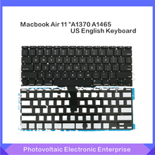 New for Apple Macbook Air 11" A1370 A1465 US USA English Keyboard us Replacement with Backlight Backlight 2011-2015 Year 2024 - buy cheap